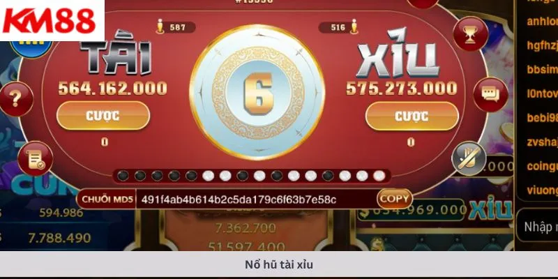 Nổ hũ tài xỉu
