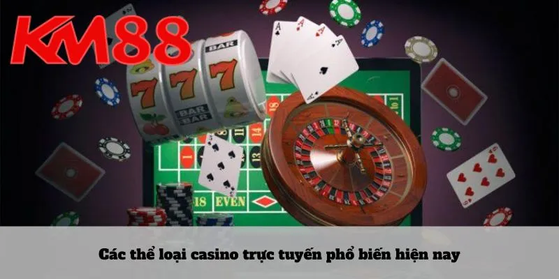 Các thể loại casino trực tuyến phổ biến hiện nay